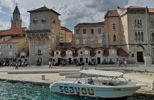 Private Blue Lagoon and UNESCO town Trogir 5h Boat Tour for 12