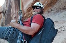 Moab Rappeling Adventure: Medieval Chamber Slot Canyon