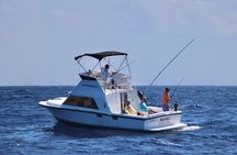 Cancun fishing charter if you don't fish you don't pay Bertram 31ft 6 pax 25P5