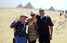 Pyramids, Sphinx, Memphis and Saqqara Full Day Private Tour