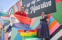 Dutch St Maarten Mural Picture Tour