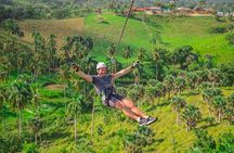 Punta Cana Zipline - 8 lines and a suspenseful hanging bridge