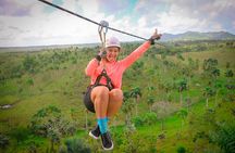 Punta Cana Zipline - 8 lines and a suspenseful hanging bridge