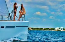 Isla Mujeres Catamaran Sailing Experience with Lunch & Open Bar