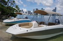Best Miami self-driving boat rental!