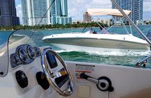 Best Miami self-driving boat rental!