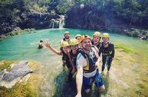 Canyoning, Rappel, Natural slides, Hiking in Comala Waterfalls