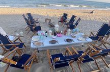 Luxury Beach Bonfire and Picnic Dinner at Town Line Beach