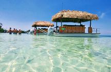 Key West Tiki Bar Boat to Popular Sand Bar with Turquoise Waters
