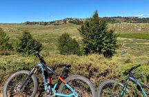guided ride on the Plateau du Coscione by electric mountain bike