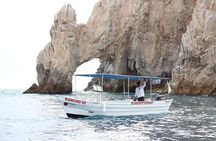 Glass Bottom Boat in Cabo San Lucas, free time in Playa del Amor 