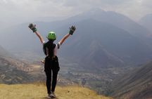Zip line Adventure in Sacred Valley of the Incas; Cuso, Peru.