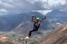 Zip line Adventure in Sacred Valley of the Incas; Cuso, Peru.