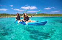 Okinawa Miyako beach SUP or Canoe and sea turtle Snorkeling