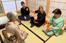 KYOTO Tea Ceremony with kimono near by Imamiya Jinjya Shrine