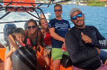 2 Hour Adventurous Powerboat Sightseeing & Snorkel Private Tour