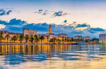 Split Riviera Panoramic Sunset Cruise with Summer Vibes on Boat