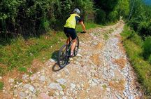 Mountain Biking on Vrmac peninsula - Panoramic view on Kotor bay 