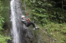 Best combination: Rafting level III with canyoning in waterfalls with tarzan swing , the nearest San Jose