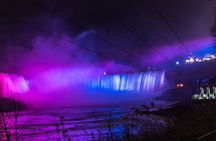 Niagara Falls Night Illumination Tour: American, Bridal and Horseshoe Falls