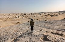 Camping in the White & Black Deserts (Bahariya Oasis) & Cairo Private transfer 