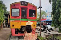 Train & Floating Market Food Adventure + Scenic train ride