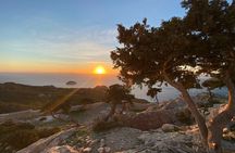 Small Group Hiking Sunset in Monolithos