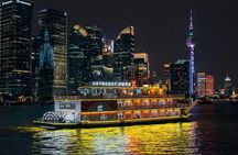 Shanghai Night River Cruise Tour with Xinjiang Style Dining Experience