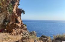 Karpathos Aperi Limniotis Cave Hike for stalagmites / stalactites