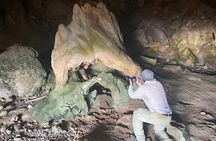 Karpathos Aperi Limniotis Cave Hike for stalagmites / stalactites