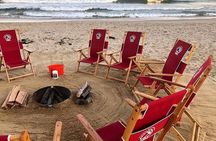 Private Beach Fire Montauk 