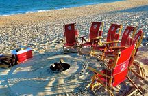 Private Beach Fire Montauk 