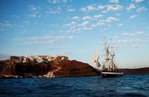 Santorini Sunset Dinner Cruise Including Nea Kameni Visit