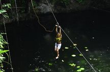 Cenote, Atvs, zipline at the best cancun park
