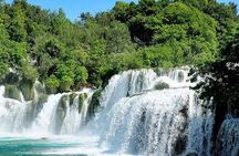 Private Krka Waterfalls with Wine and Prosciutto Shore Excursion
