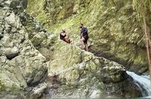 Hiking Tabernacle Thundering Waterfall in Dominican Republic