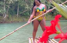 Bamboo Rafting and Limestone Foot Massage on Lethe River Private Tour