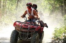 ATV Cenote and Zipline Adventure from Tulum