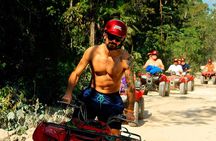 ATV Cenote and Zipline Adventure from Tulum