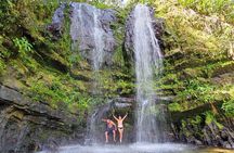 Private Rainforest Waterfalls and Beach Hiking Tour from San Juan