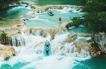 Kayaking Mreznica Waterfalls close to Plitvice Lakes