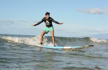 Group Surf Lesson at Kalama Beach in Kihei