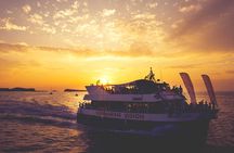  Sunset Beach Hopping Cruise, Cala Comte and Cala Bassa, SUP and snorkelling 