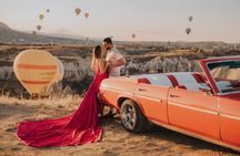 Classic Car Tour in Cappadocia with Local Wine