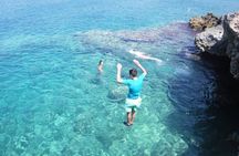 Porto Selvaggio kayak tour + cliff diving + cold spring immersion