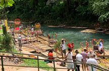 Rafting on the Martha Brae 