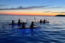 Transparent Kayak Sunset to Dusk Glow Experience from Pula