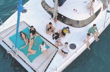 Sailing Catamaran, SpeedBoat to Banana Beach at Koh Hey (Coral Island)