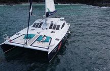 Sailing Catamaran, SpeedBoat to Banana Beach at Koh Hey (Coral Island)