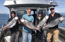 Private Ketchikan Halibut and Salmon Fishing Charter